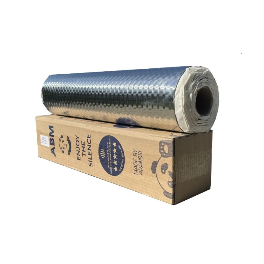 Tapis d'Insonorisation Autocollant en Butyle ABM Professional en Rouleaux - 1.5mm, 2m2 Insonorisation Acoustique en Butyle ABM Professional abm premium butyl mat ABM Insulation