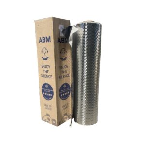Tapis d'Insonorisation Autocollant en Butyle ABM Professional en Rouleaux - 1.5mm, 2m2 Insonorisation Acoustique en Butyle ABM Professional abm premium butyl mat ABM Insulation