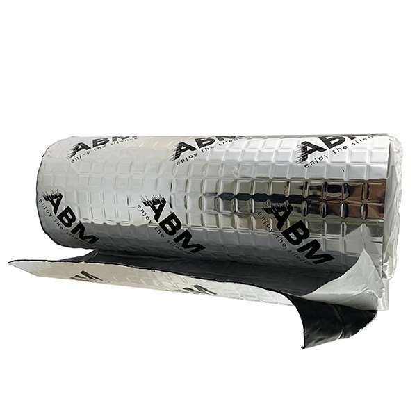 Tapis d'Insonorisation Autocollant en Butyle Premium ABM Xtreme en Rouleaux - 1.5mm, 1m2 mata wygłuszająca,mata butylowa,mata wyciszająca,izolacja akustyczna 18abm-4-600-2