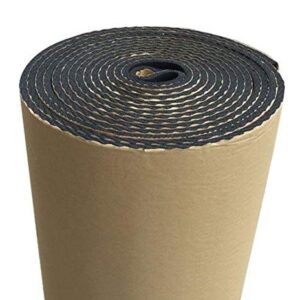 Mousse de Caoutchouc Insonorisation Autocollante ABM - 19mm, 1m2 Polyuréthane Caoutchouc Mousse Isolante avis mousses d'insonorisation ABM Insulation