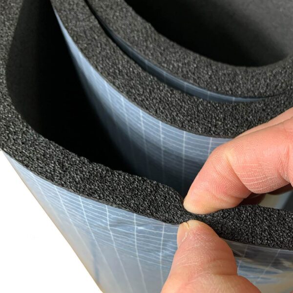 Panneaux isolants en mousse auto-adhésive de 6 mm d'épaisseur pour l'insonorisation des véhicules, 9 pièces de 30 x 50 cm