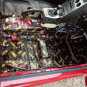 Tapis d'Insonorisation Autocollant en Butyle Premium ABM Xtreme en Rouleaux - 1.5mm, 1m2 mata wygłuszająca,mata butylowa,mata wyciszająca,izolacja akustyczna mata--abm-1