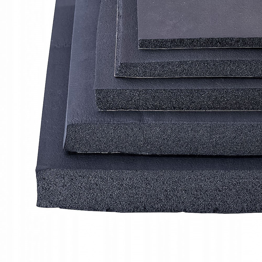 Mousse de Caoutchouc Isolation Acoustique Autocollant ABM - 50mm, 1m2 ABM Insulation Mousse de Caoutchouc Isolation Acoustique Autocollant ABM - 50mm, 1m2 Polyuréthane Caoutchouc Mousse Isolante mousse acoustique autocollante ABM Insulation