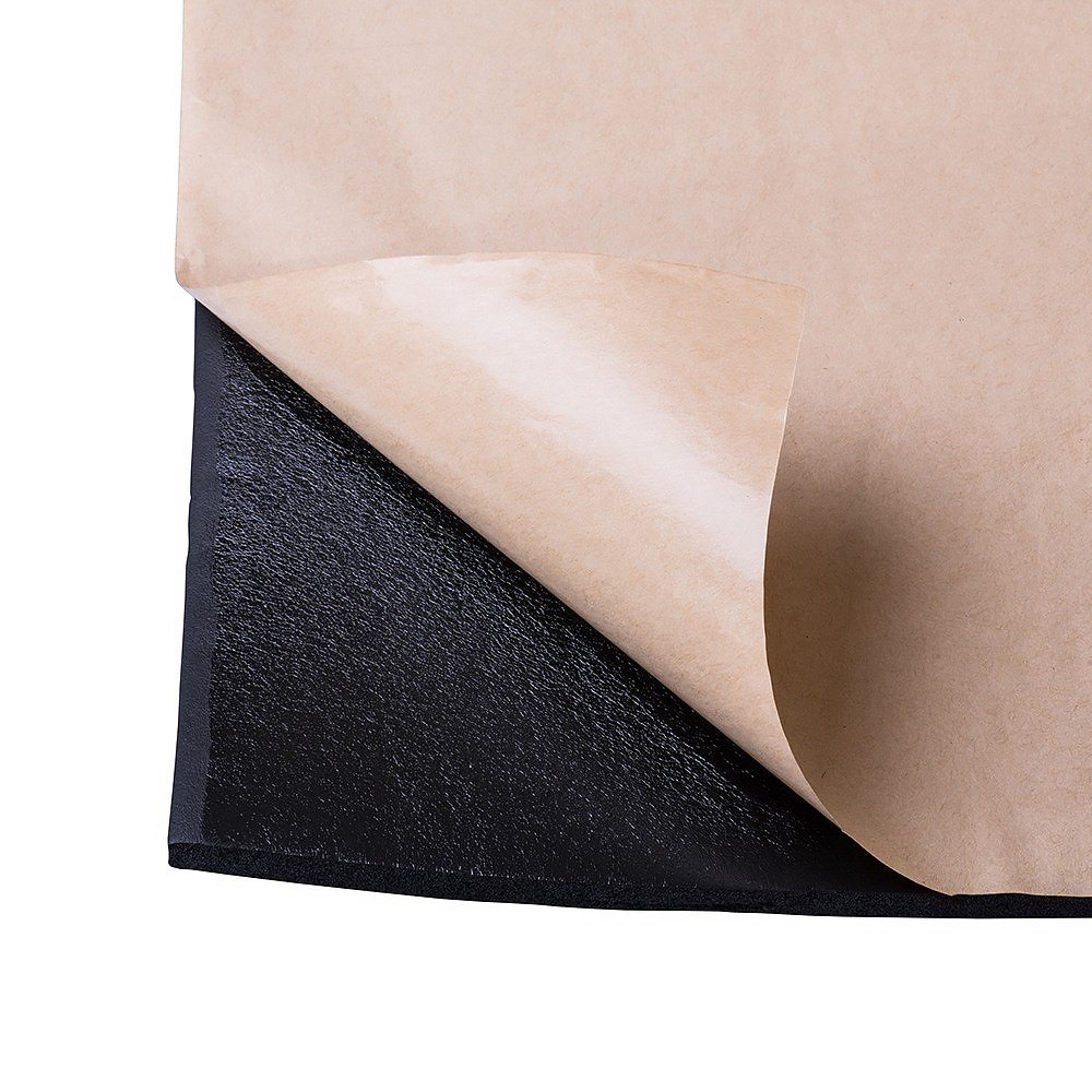Mousse de Caoutchouc d'Insonorisation Autocollante ABM - 6mm, 1m2 ABM Insulation Mousse de Caoutchouc d'Insonorisation Autocollante ABM - 6mm, 1m2 Polyuréthane Caoutchouc Mousse Isolante avis mousses d'insonorisation ABM Insulation
