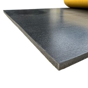 Mousse de Polyuréthane Insonorisante ABM Autocollante - 10mm, 1m2 Insonorisation Mousse Absorbante Acoustique application de mousse de polyuréthane ABM Insulation