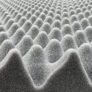 Mousse Acoustique Insonorisante ABM WAVE Autocollante - 20mm, 1m2 Insonorisation Mousse Absorbante Acoustique application de mousse acoustique ABM Insulation