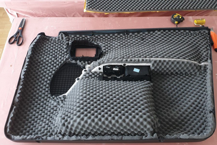 Mousse Acoustique Insonorisante ABM WAVE - 20mm, 1m2 ABM Insulation Mousse Acoustique Insonorisante ABM WAVE - 20mm, 1m2 Insonorisation Mousse Absorbante Acoustique application de mousse acoustique ABM Insulation