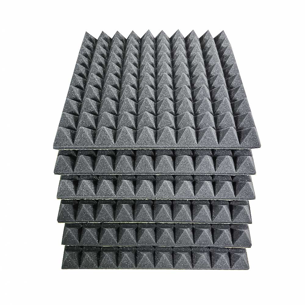 Mousse Acoustique ABM PYRAMIDS Autocollante - 50mm, 0,25m2 ABM Insulation Mousse Acoustique ABM PYRAMIDS Autocollante - 50mm, 0,25m2 Insonorisation Mousse Absorbante Acoustique application de mousse acoustique ABM Insulation