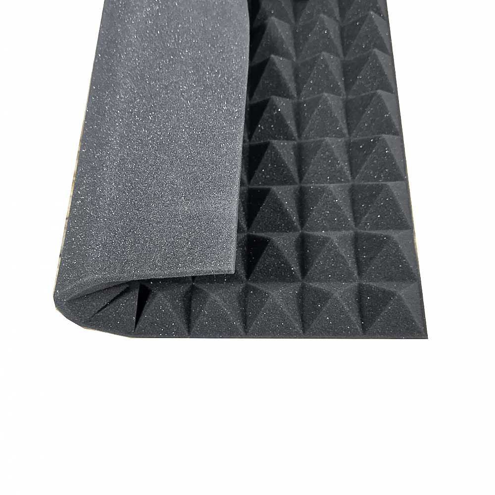 Mousse Acoustique ABM PYRAMIDS Autocollante - 50mm, 0,25m2 ABM Insulation Mousse Acoustique ABM PYRAMIDS Autocollante - 50mm, 0,25m2 Insonorisation Mousse Absorbante Acoustique application de mousse acoustique ABM Insulation