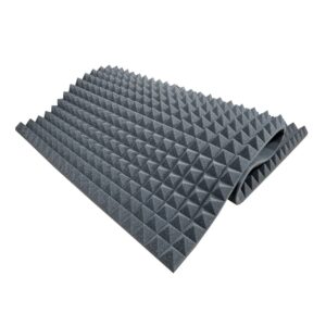 Mousse d'Insonorisation Acoustique ABM PYRAMIDS - 50mm, 1m2 Insonorisation Mousse Absorbante Acoustique application de mousse acoustique ABM Insulation