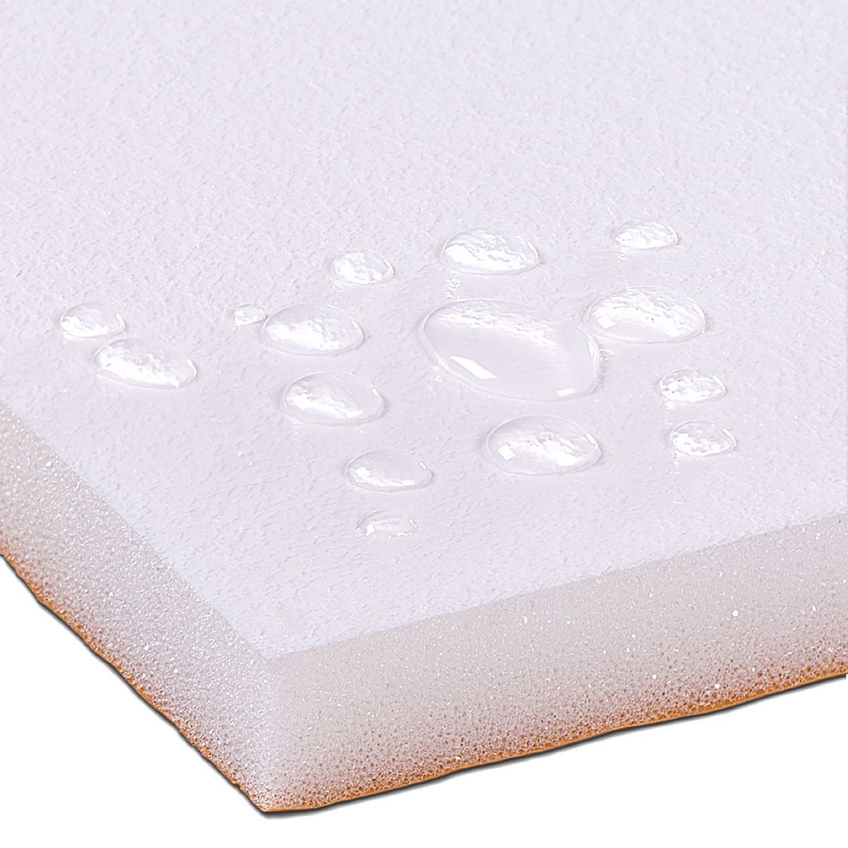 Mousse absorbante acoustique ABM, polyuréthane blanc autocollant, 20mm, 2m2 ABM-PPPU3020X2-B-3