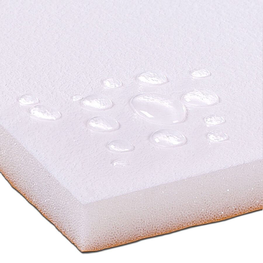 Mousse absorbante acoustique ABM, polyuréthane blanc autocollant, 20mm, 2m2  ABM-PPPU3020X2-B-3