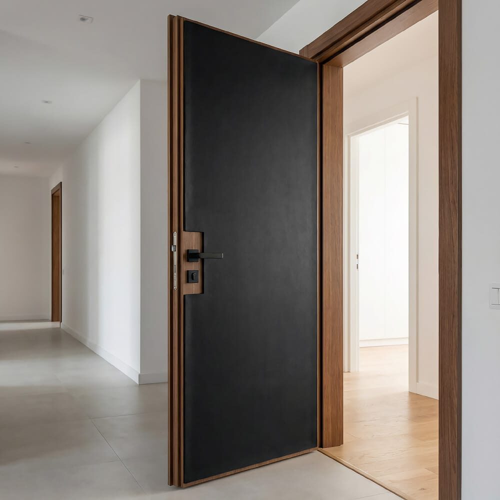 Ensemble de matériaux pour insonoriser les portes intérieures, 2×2m2, Noir abm-z1-14