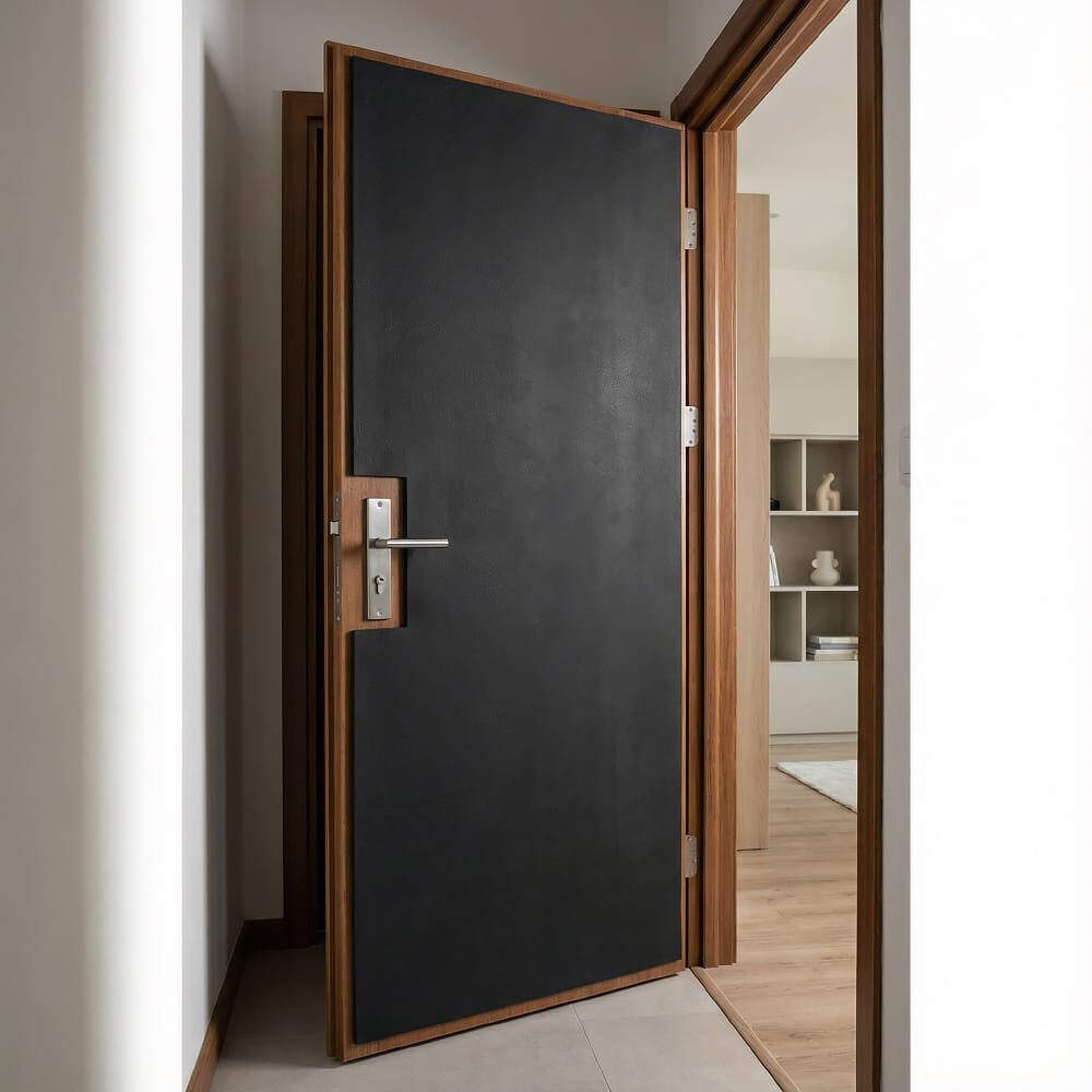 Ensemble de matériaux pour insonoriser les portes intérieures, 2×2m2, Noir abm-z1-16