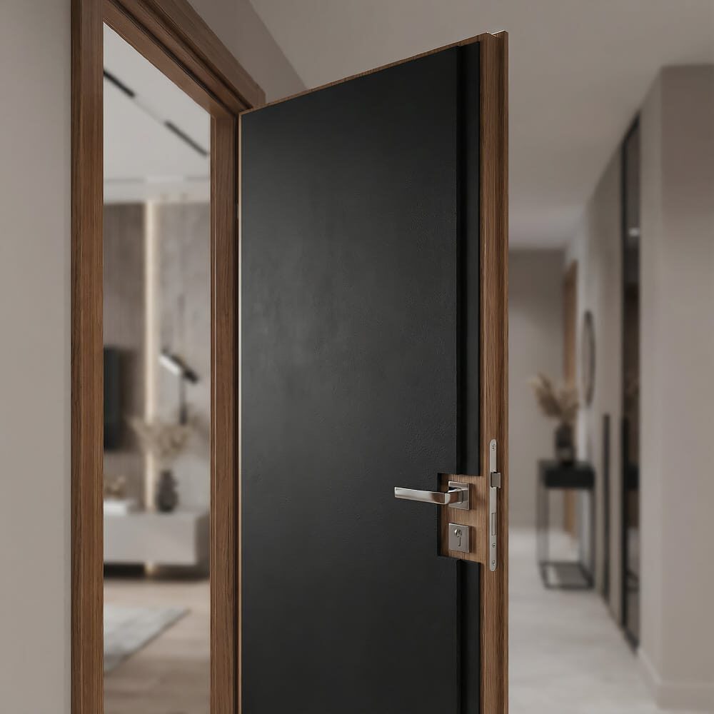 Ensemble de matériaux pour insonoriser les portes intérieures, 2×2m2, Noir abm-z1-17