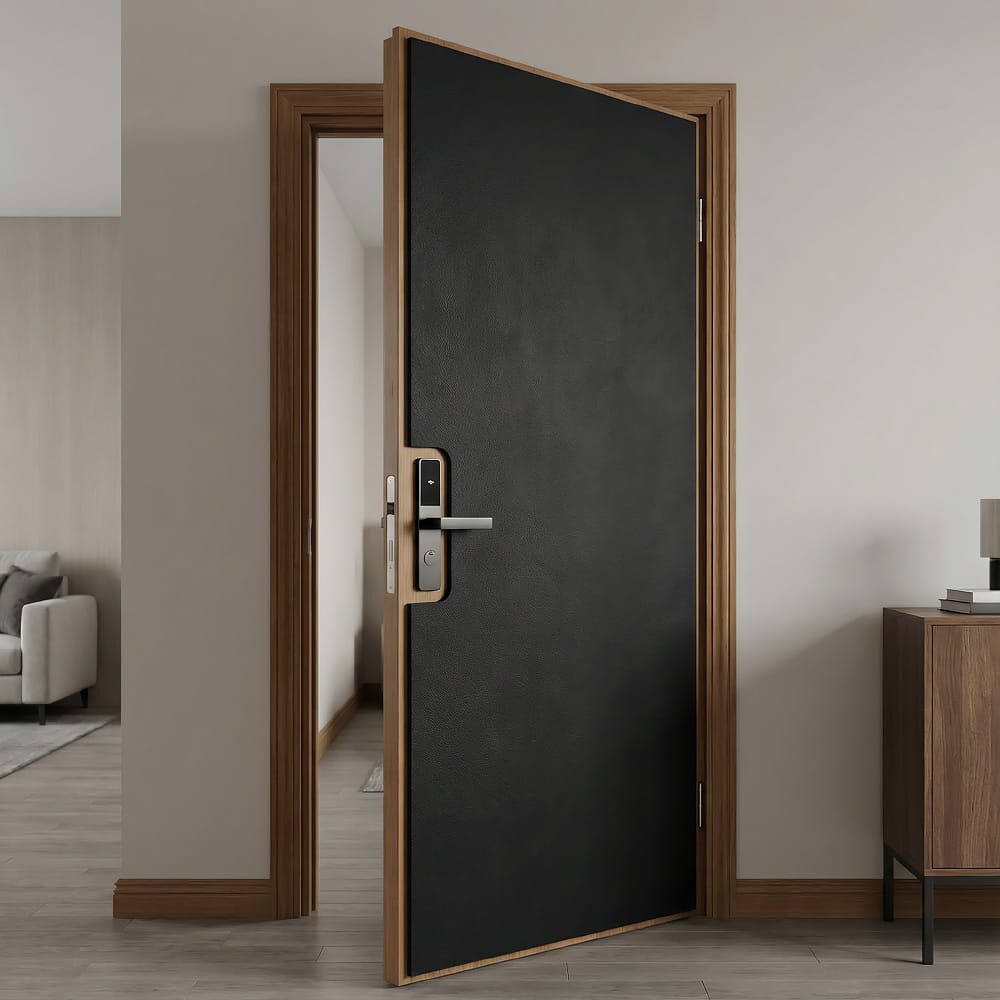 Ensemble de matériaux pour insonoriser les portes intérieures, 2×2m2, Noir abm-z1-18