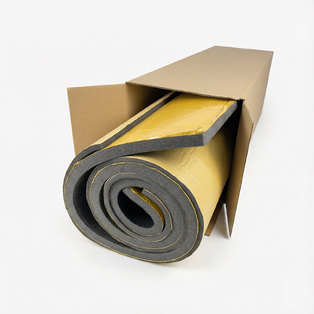 Ensemble de matériaux pour insonoriser les portes intérieures, 2×2m2, Noir abm-z1-2