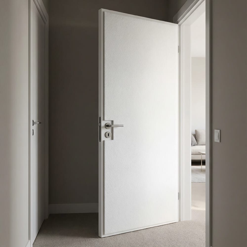 Ensemble de matériaux pour l'insonorisation des portes intérieures, 2×2m2, Blanc abm-z2-12