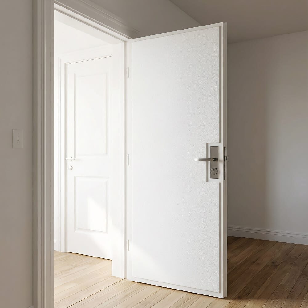 Ensemble de matériaux pour l'insonorisation des portes intérieures, 2×2m2, Blanc abm-z2-14