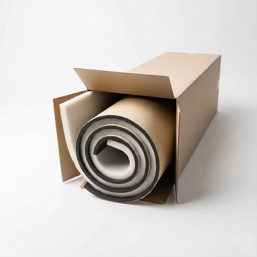 Ensemble de matériaux pour l'insonorisation des portes intérieures, 2×2m2, Blanc abm-z2-2