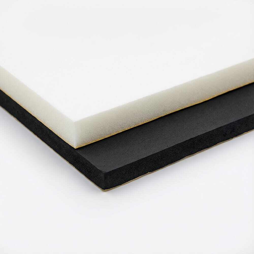 Ensemble de matériaux pour l'insonorisation des portes intérieures, 2×2m2, Blanc abm-z2-8