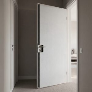 Ensemble de matériaux pour l'insonorisation des portes intérieures, 2×2m2, Blanc zd2010b-2