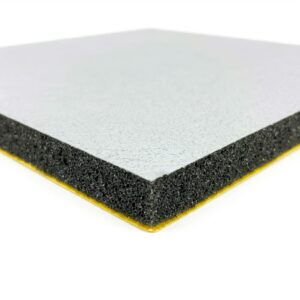 Ensemble de matériaux pour l'insonorisation des portes intérieures, 2×2m2, Blanc zd2010b-5