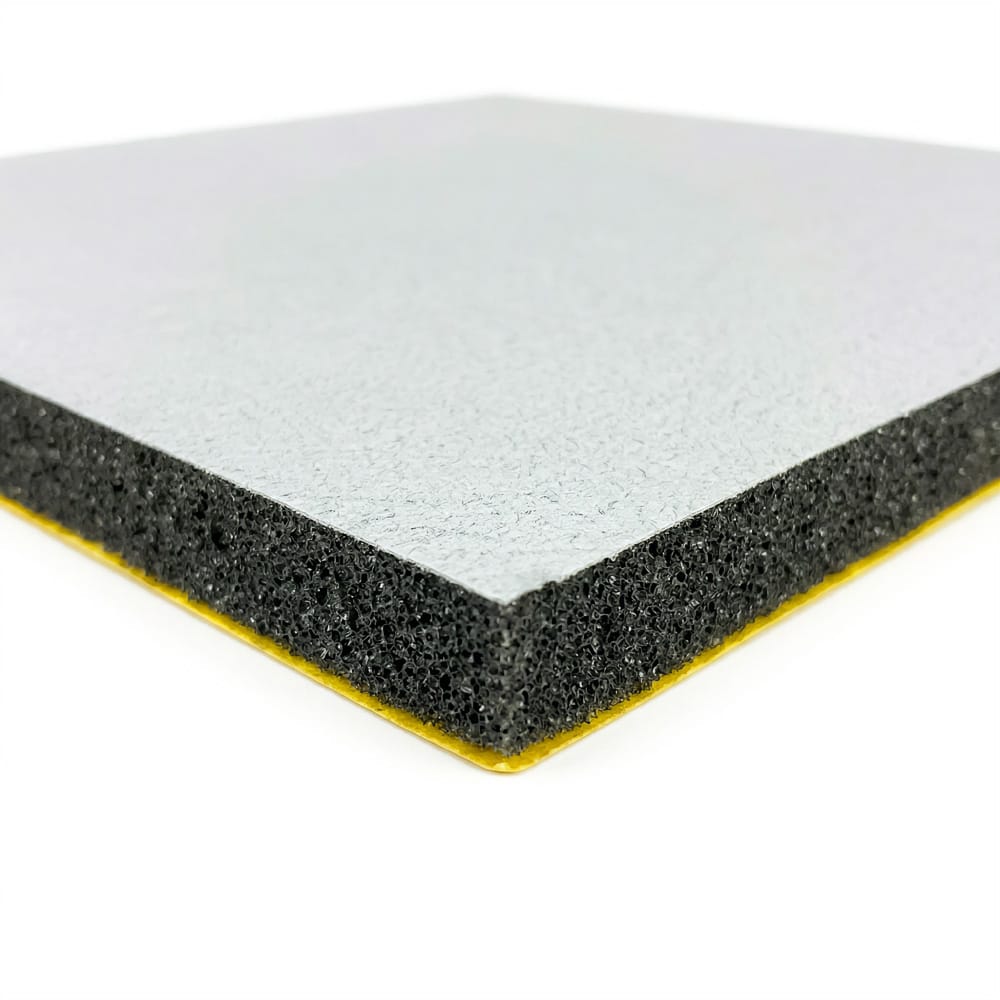Ensemble de matériaux pour l'insonorisation des portes intérieures, 2×2m2, Blanc zd2010b-5